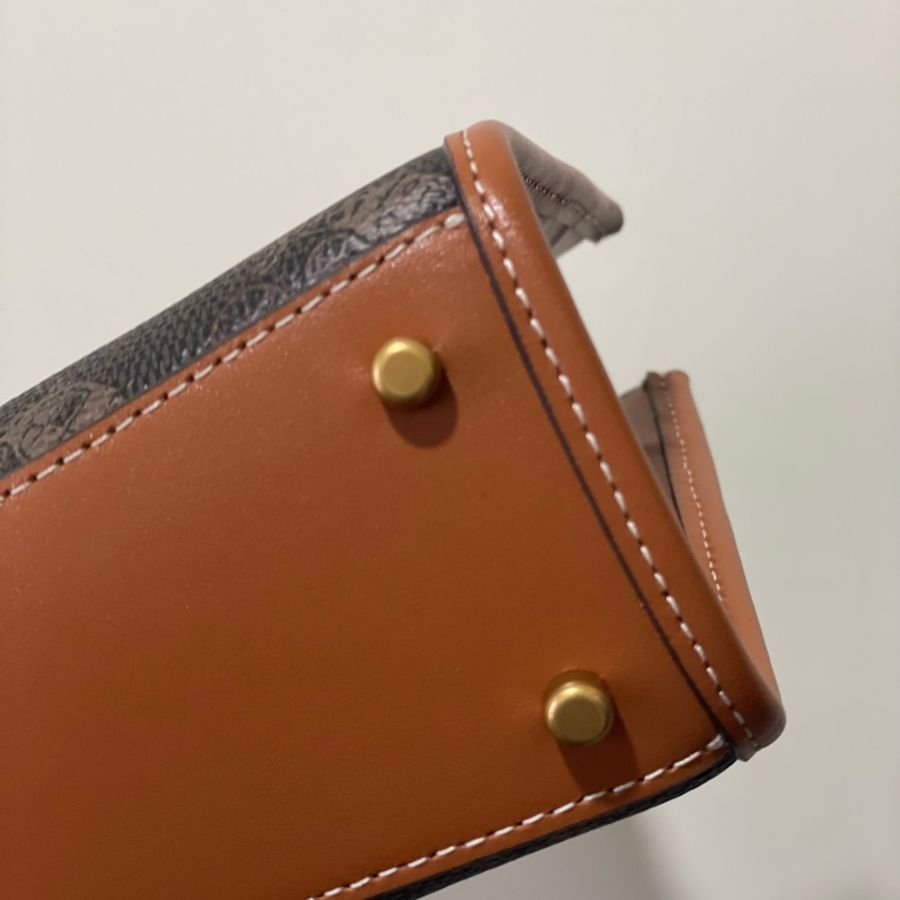 ✨特價Coach ACE 17 經典馬車款咖啡全新包裝未拆-13