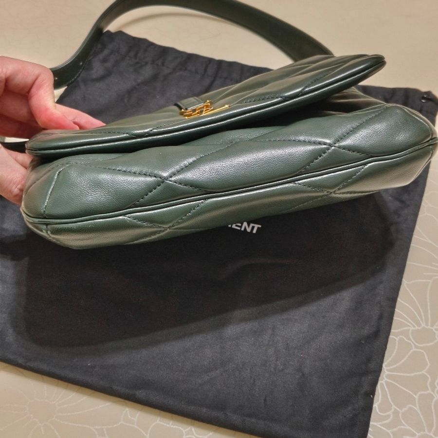 YSL LE 57 絎縫小羊皮金釦肩背包🔥幫女友斷捨離-19