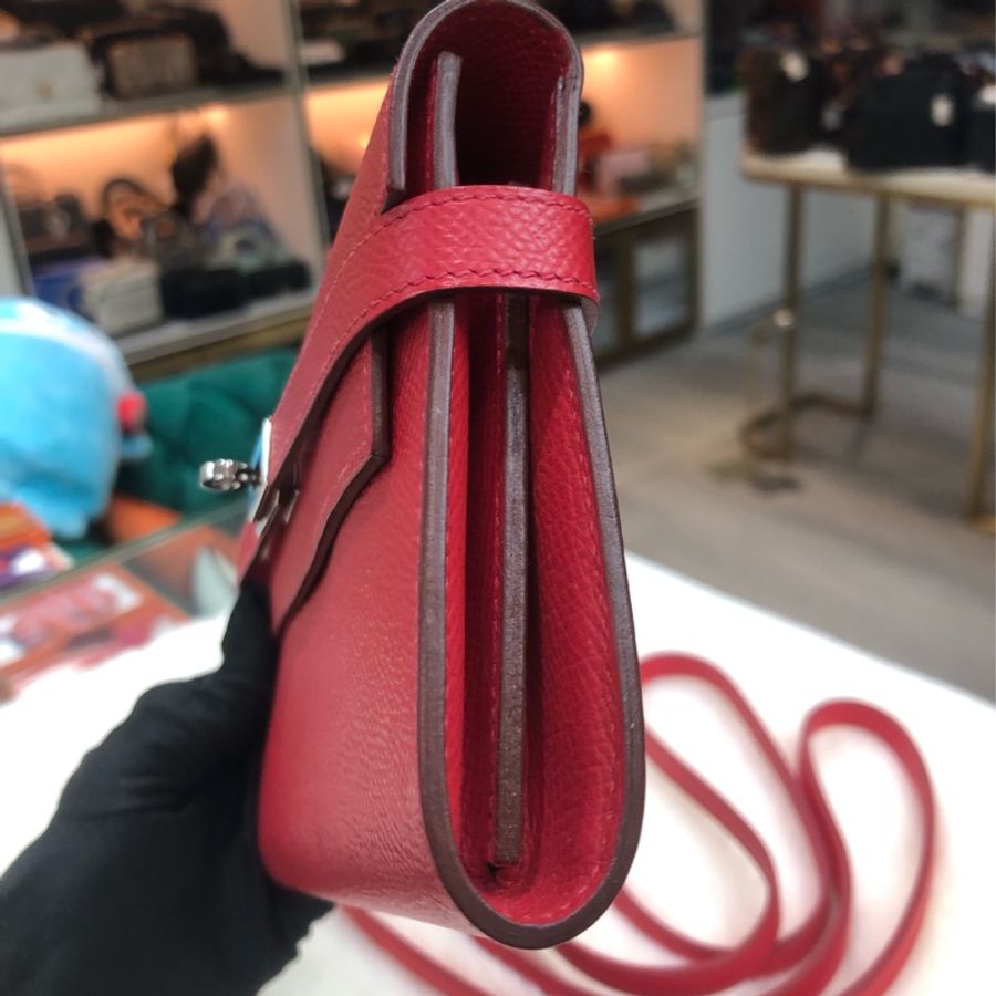 Hermes Kelly wallet Epsom 銀扣 XA754-4