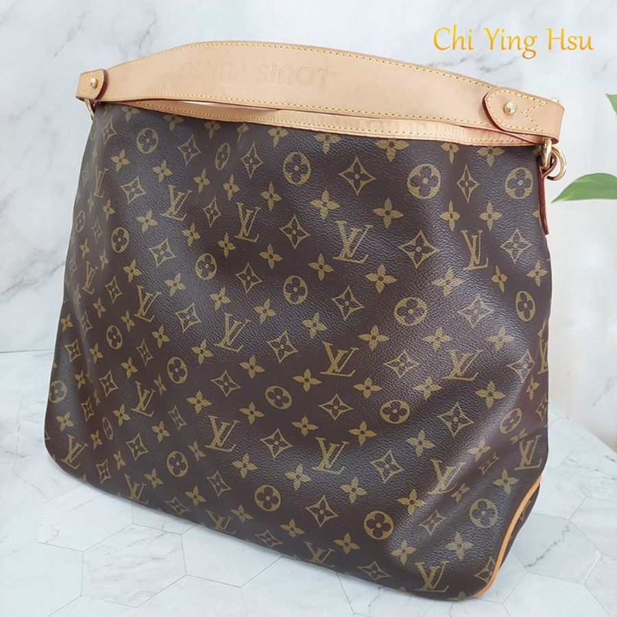 LV Delightful ( MM /中)🎀現品實拍🎀 M40353 肩背包~二手整體約9.成新-21