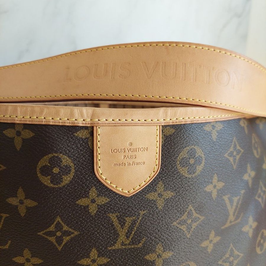 LV Delightful ( MM /中)🎀現品實拍🎀 M40353 肩背包~二手整體約9.成新-32