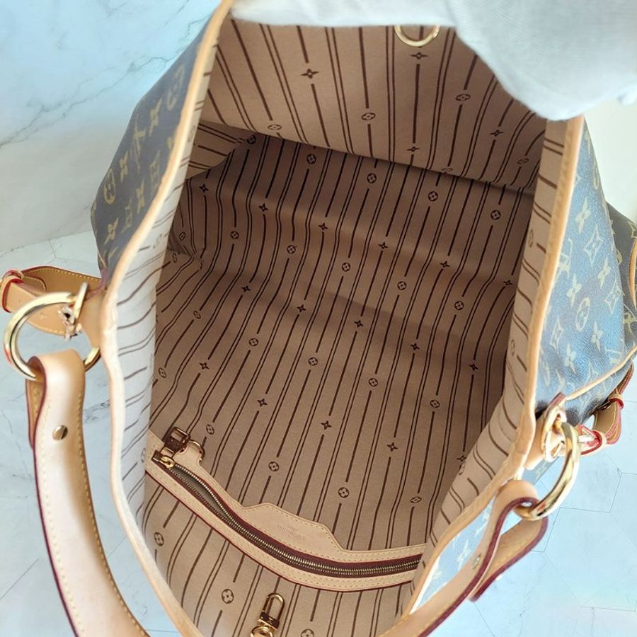 LV Delightful ( MM /中)🎀現品實拍🎀 M40353 肩背包~二手整體約9.成新-43