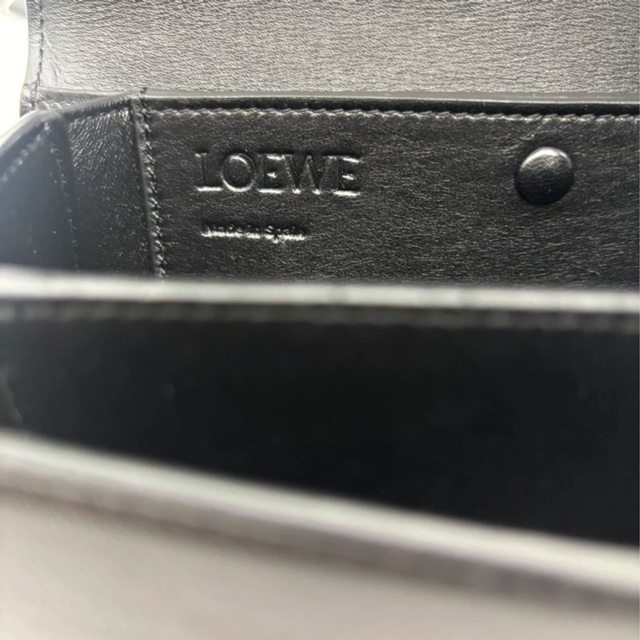 Loewe Goya 單色釉小牛皮斜背/肩背包-6