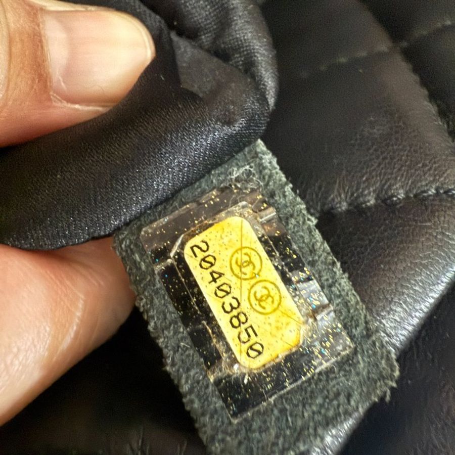 CHANEL shoulder Bag 羊皮 黑銀配飾 托特包 肩包 側揹包-23