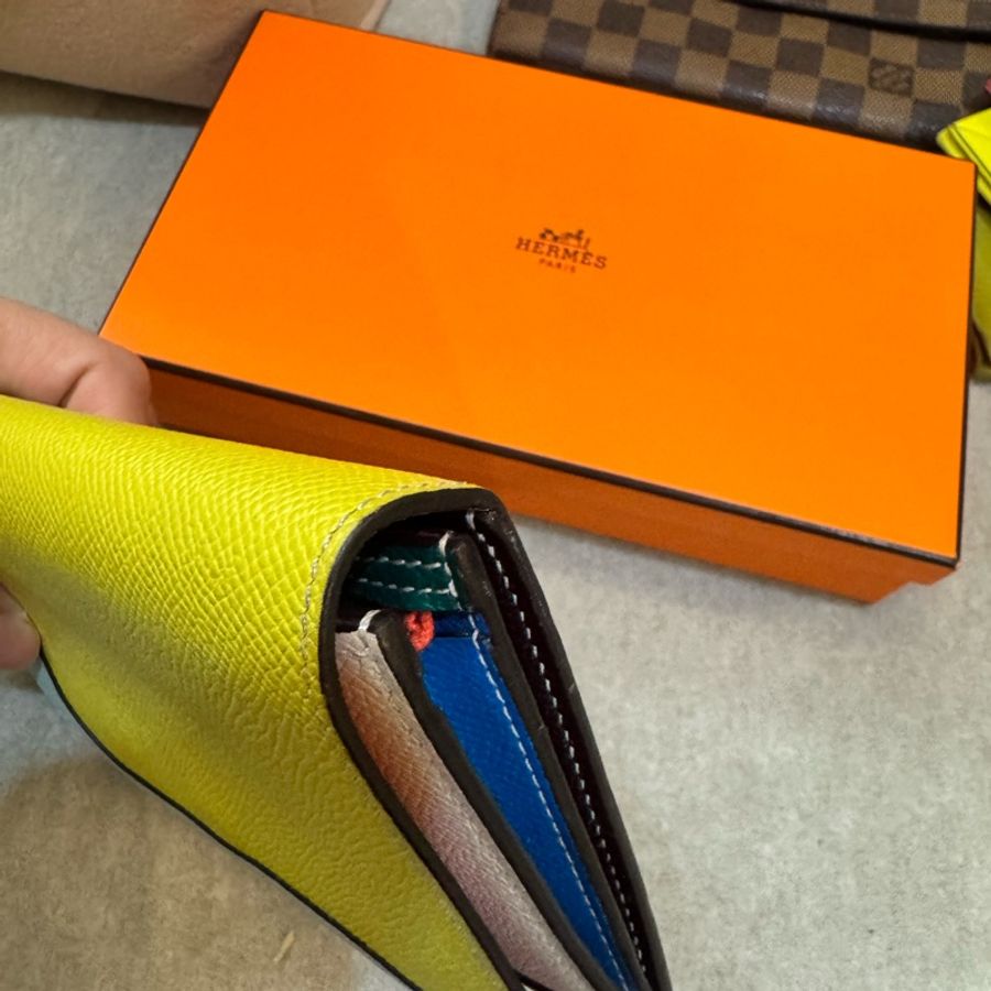 Hermes Camail Wallet 愛馬仕拼色長夾-9