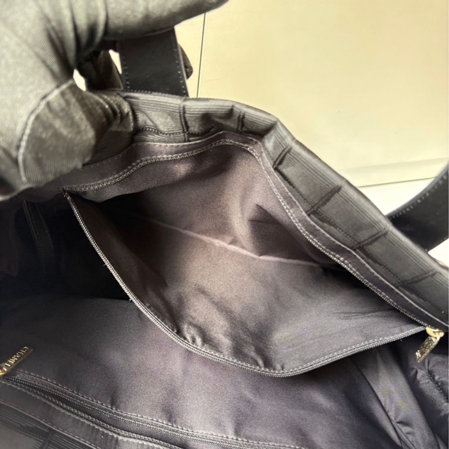 Chanel新旅行系列黑布tote-26