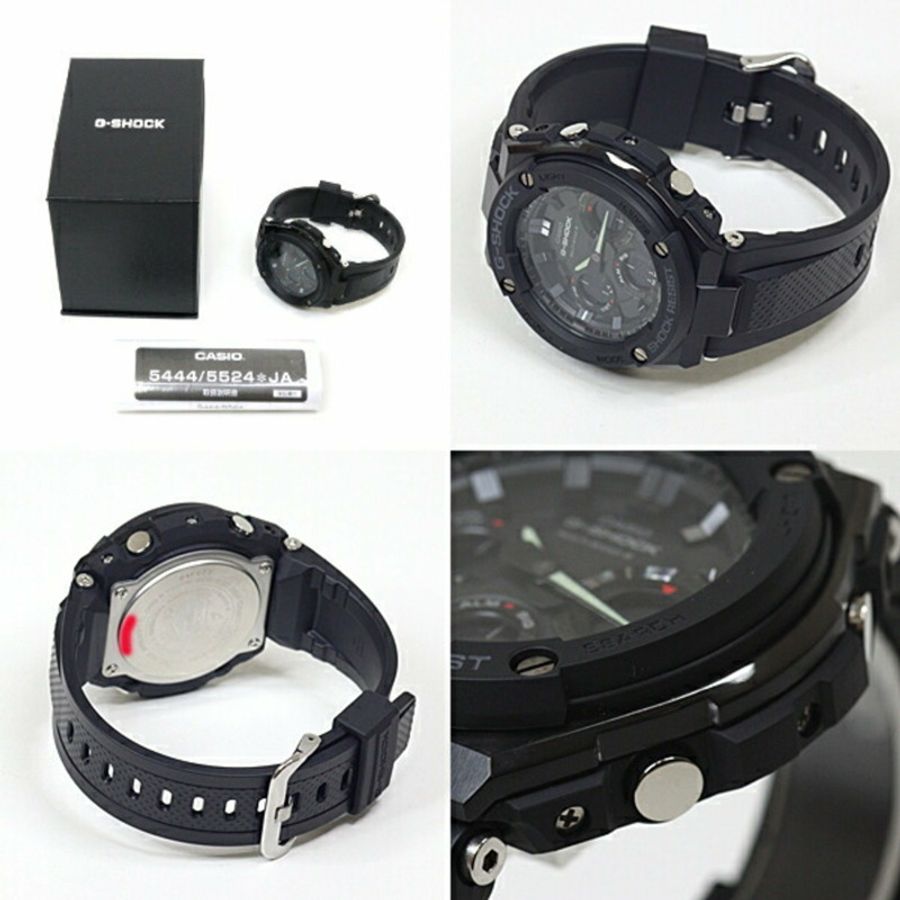 CASIO 卡西歐 男錶 G-Shock GST-W100G-1BJF 20 ATM 防水樹脂 堅固太陽能收音機-1
