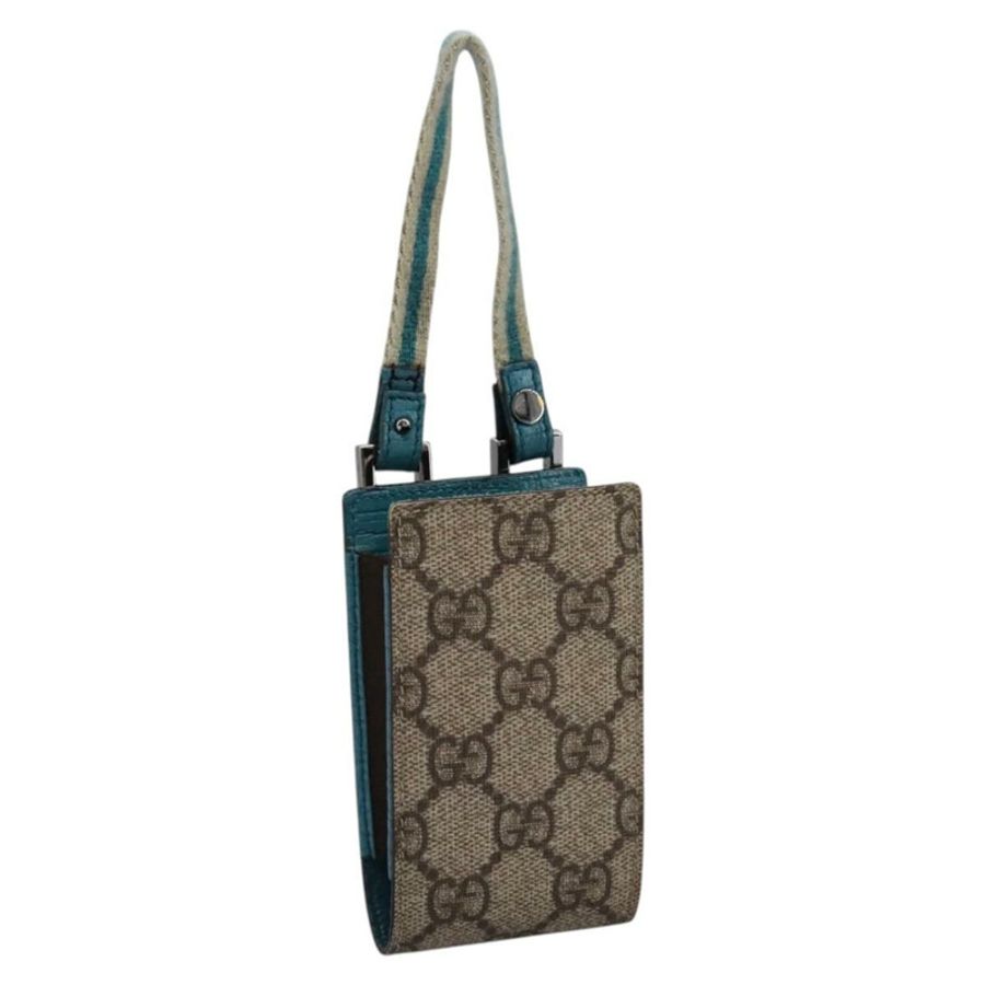 【日本直送】GUCCI GG Supreme 手拿包 PVC 皮革 米色 125848 正品號 113564-0
