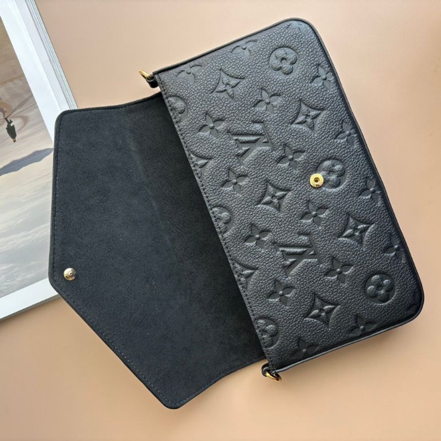 ::LOUIS VUITTON:: LV M82477 Félicie Pochette 黑壓紋三合一WOC-23