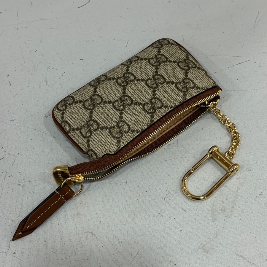Gucci 779809經典老花GG鑰匙零錢包-9