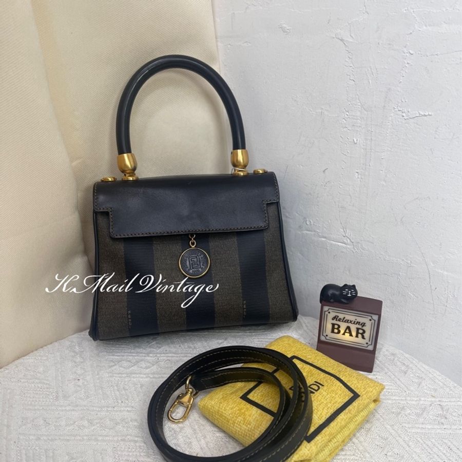 Fendi 2way Vintage Kelly Bag 芬迪 中古-0