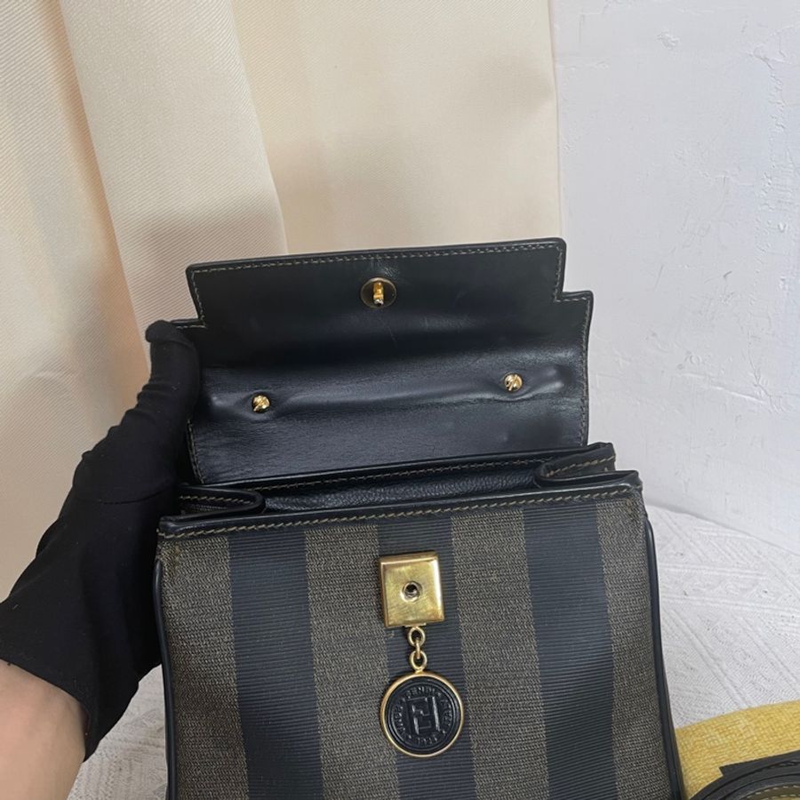 Fendi 2way Vintage Kelly Bag 芬迪 中古-10