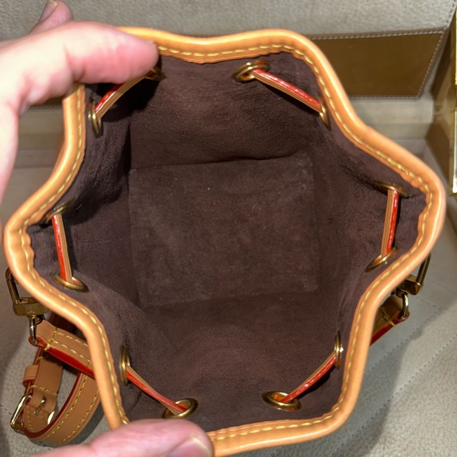 Louis Vuitton Nano noé新款原花小水桶🤎難得二手貨-22