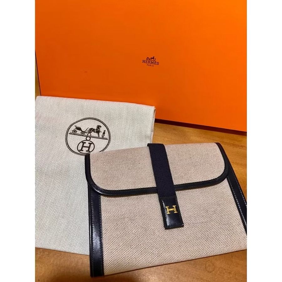 Hermès 已絕版優雅氣質手拿包-0