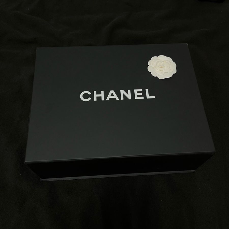 香奈兒 Chanel Mademoiselle Flap Bag Large 黑金牛皮菱格肩背包-39
