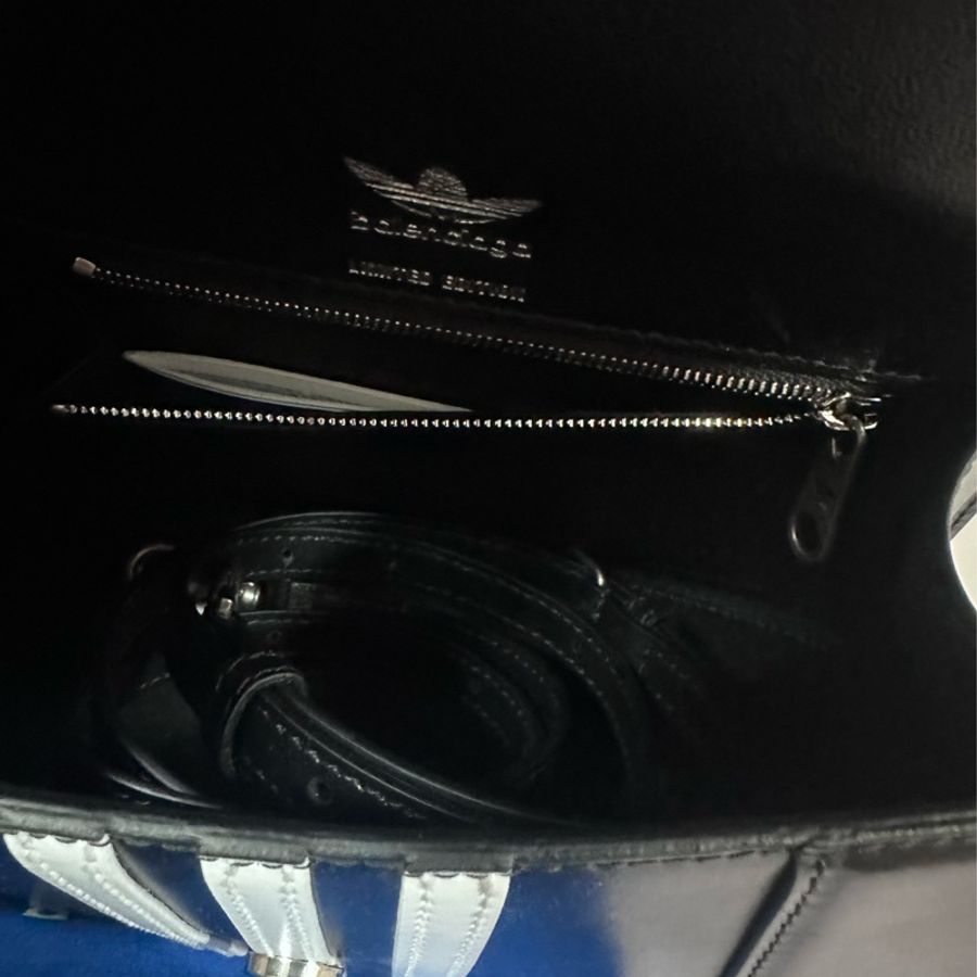 Balenciaga x Adidas Hourglass Small handbag Black-4