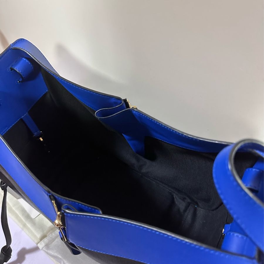 Loewe Small Hammock Leather Handbag Electric-13