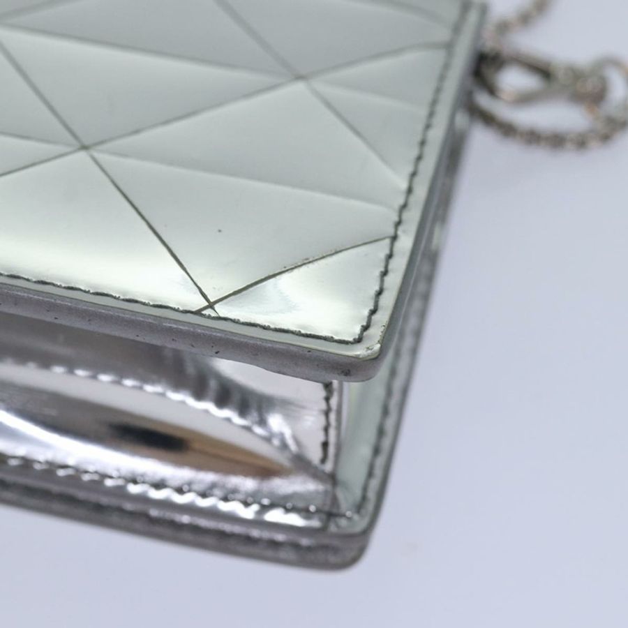 【日本直送】PRADA 肩包 三角形面板 銀色 Auth 84299-17