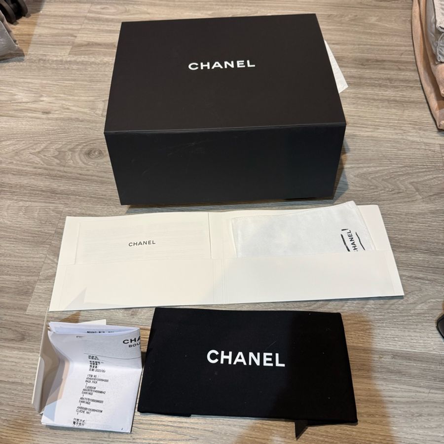 Chanel雙肩包後背包 黑色 as4031-8