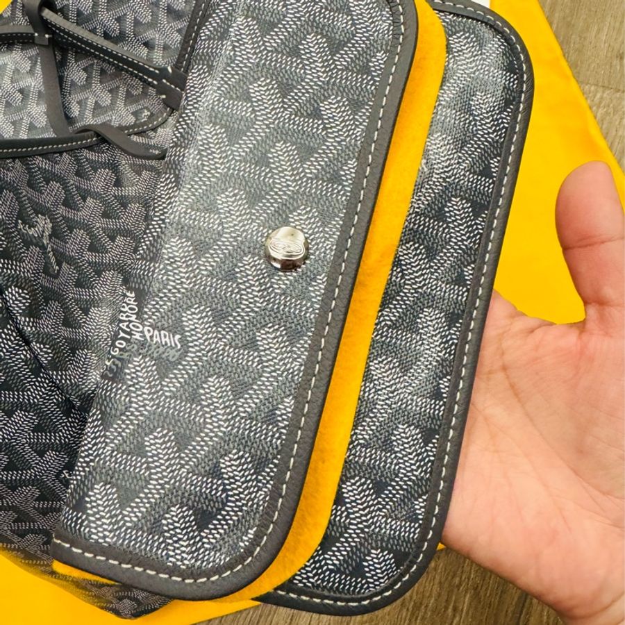 Goyard Saint Louis pm 灰色 托特包/肩背包-19