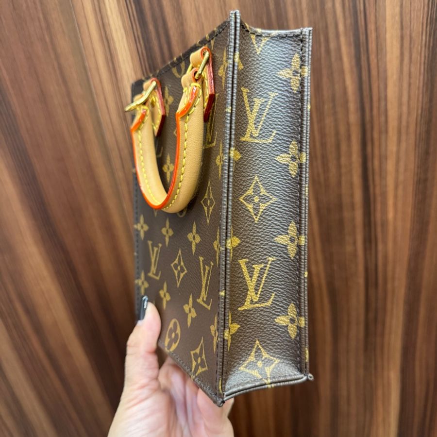 LV老花Petit Sac Plat Mini琴譜包 晶片款-3