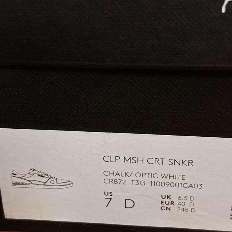 Coach 米白色休閒鞋 Coach 米白色 布鞋 休閒鞋 clip court sneakers-14