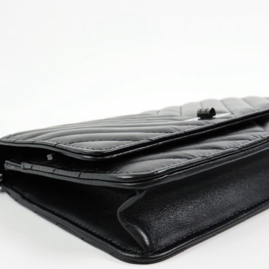 Chanel 2.55 So Black Woc 晶片款-9