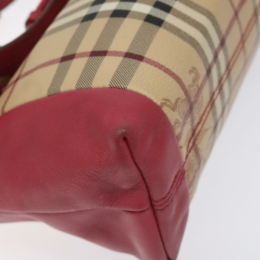 【日本直送】BURBERRY Nova 格紋肩背包 PVC 粉紅色米色 正品 114520-13