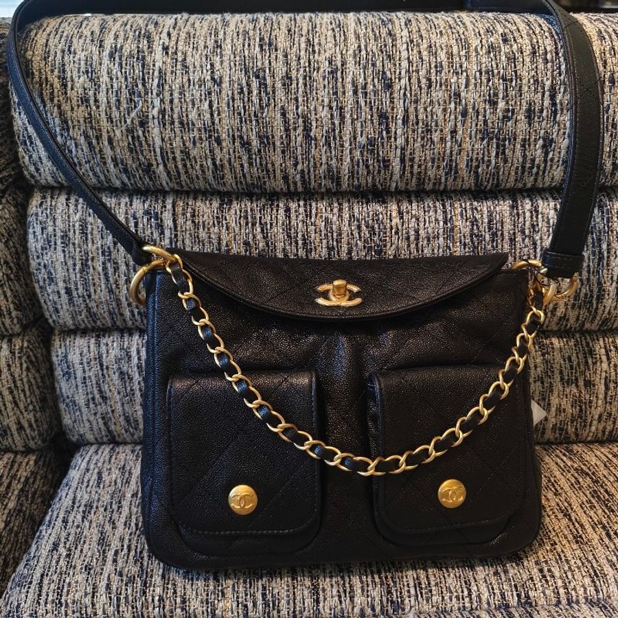Chanel 25P HOBO 小號  中性，甜酷都適合-9