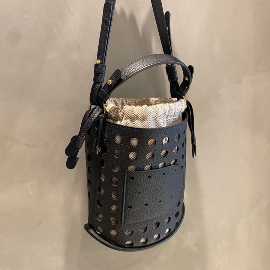 Delvaux Pin Mini Bucket Airess 絕版洞洞水桶包-7