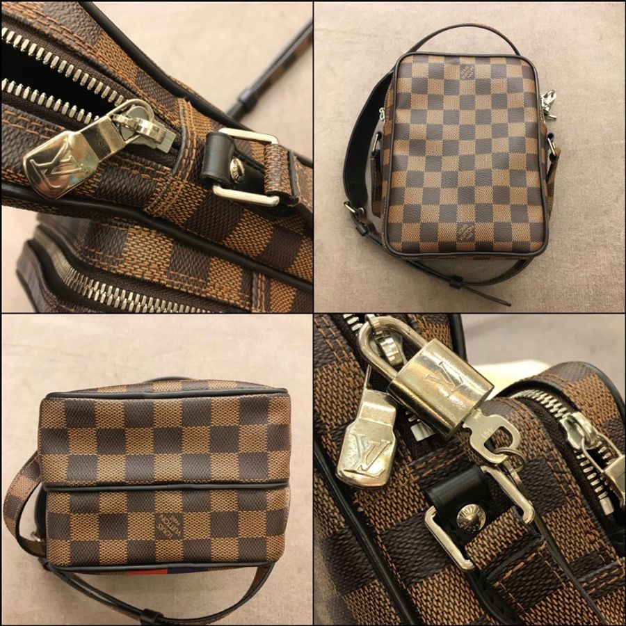 Louis Vuitton Amazone 22 N42703 Damier Ebene-1