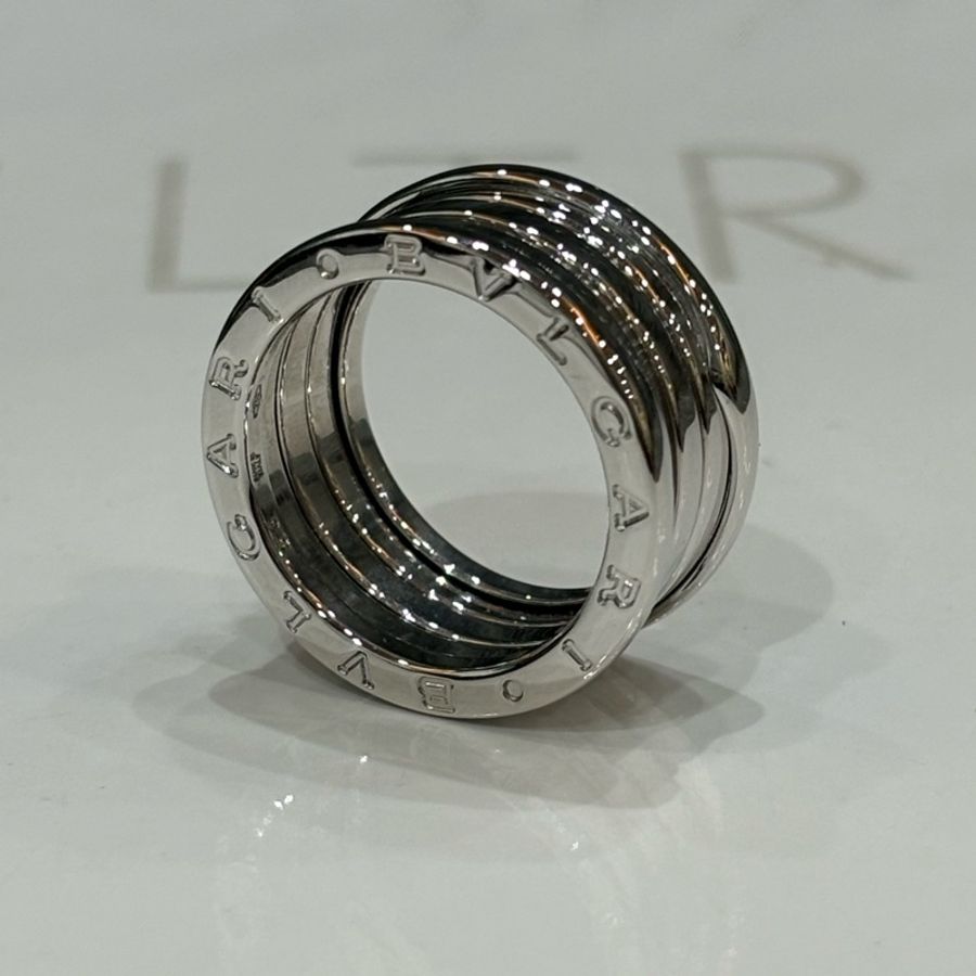 BVLGARI 寶格麗 750白K金 B ZERO 1 四環戒 4環戒 戒指 戒子 墬子-1