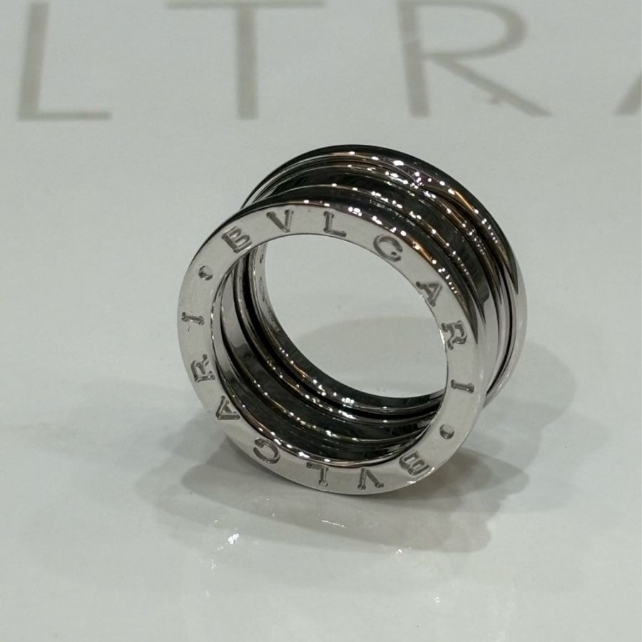 BVLGARI 寶格麗 750白K金 BZERO1 3環 三環戒 戒子 戒指 戒 墬子-3
