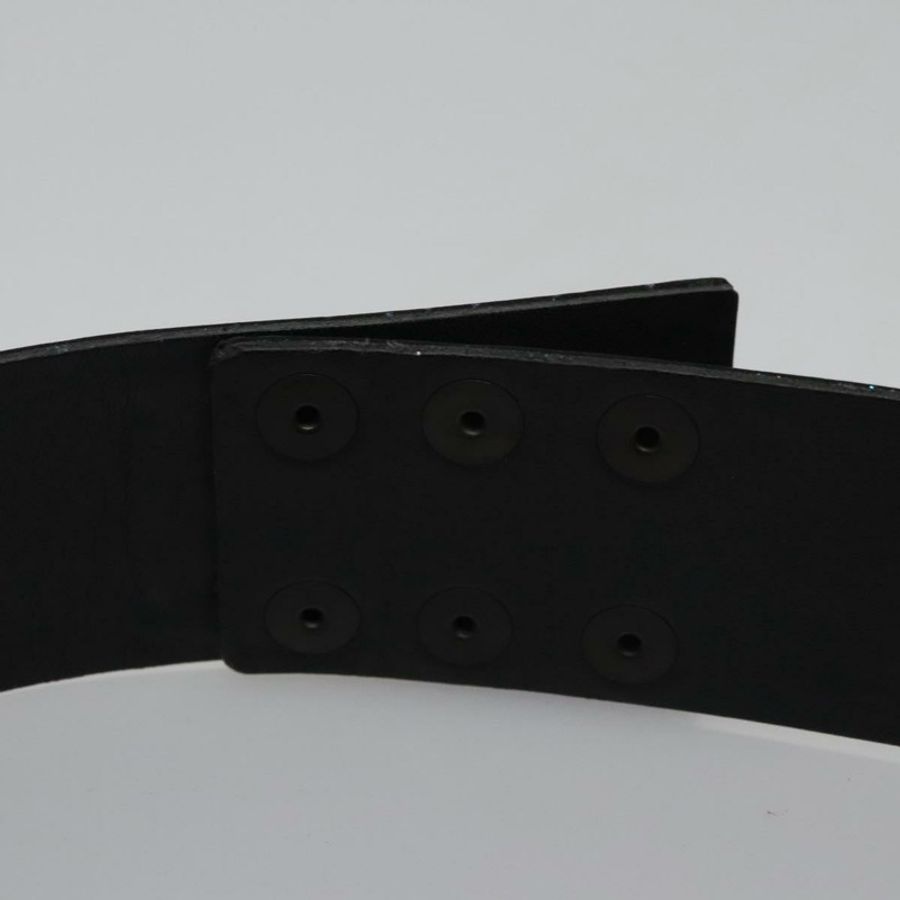 【日本直送】香奈兒皮帶 皮革 29.9吋 黑色 CC Auth bs21650-8