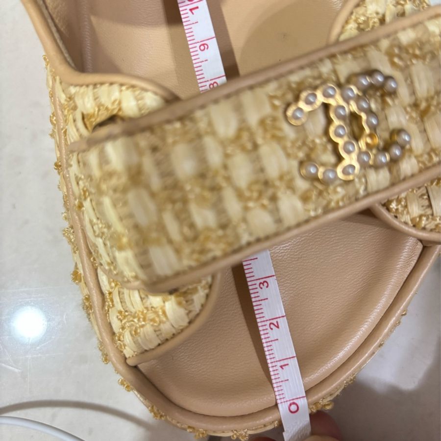 Chanel 草編涼鞋 夏天必備款-16