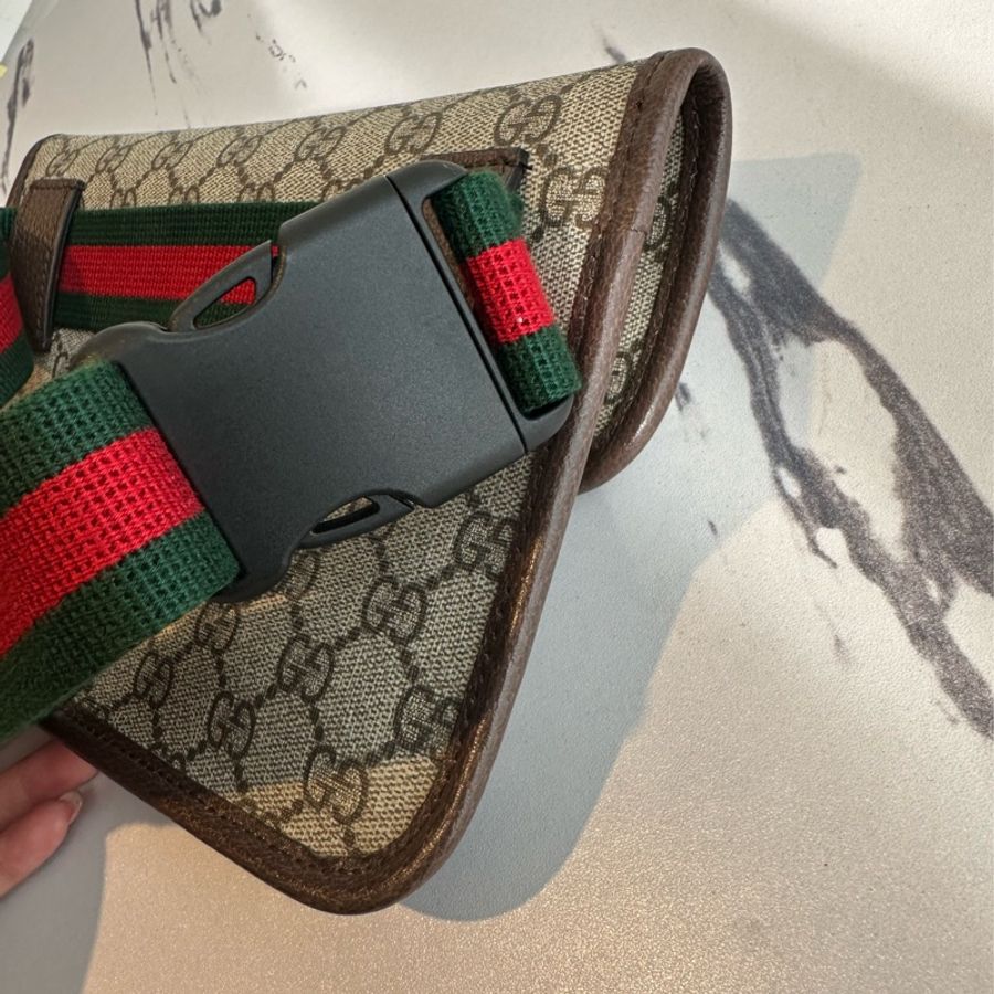 Gucci 虎頭包胸背包-8