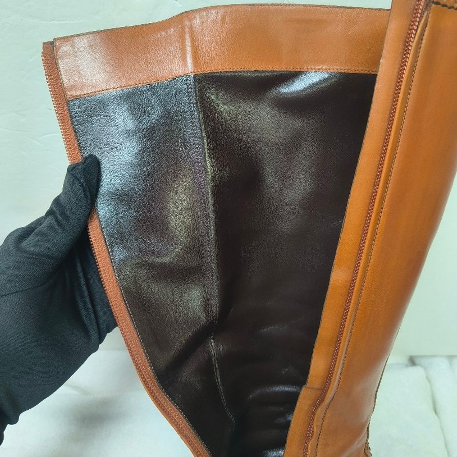 ‼️換季出清價‼️9月調回原價$9000㊣✨Louis Vuitton✨**尺寸36**路易威登 LV 駝色 老花圖騰 高筒 長靴/二手精品/二手鞋/保證正品🌳二手樹屋🌳-19