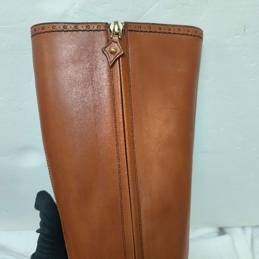 ‼️換季出清價‼️9月調回原價$9000㊣✨Louis Vuitton✨**尺寸36**路易威登 LV 駝色 老花圖騰 高筒 長靴/二手精品/二手鞋/保證正品🌳二手樹屋🌳-32