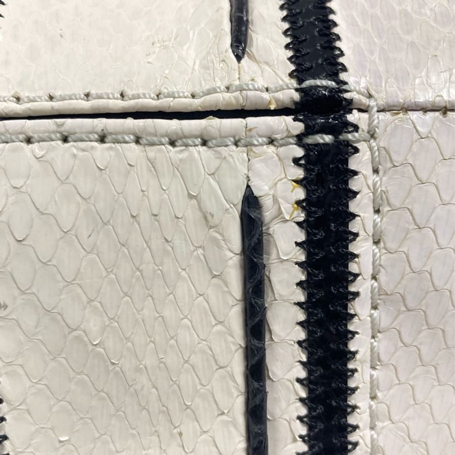 3.1 Phillip Lim Python chain bag經典Alix回形針別針包黑白蛇皮款-8