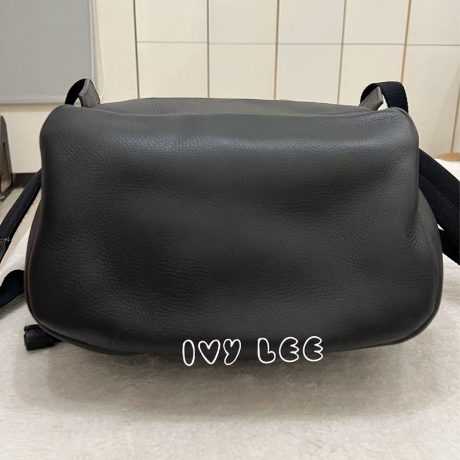 BURBERRY 巴寶莉 Canvas 色塊格紋拼接帆布 後背包 肩背包 二手精品-2