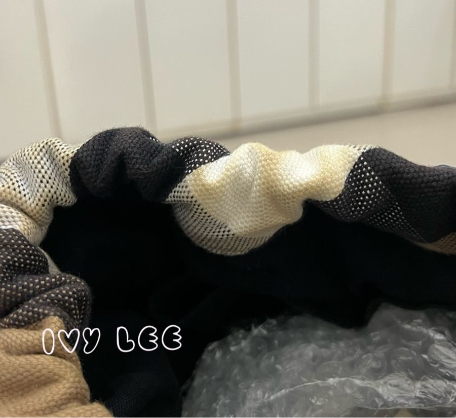 BURBERRY 巴寶莉 Canvas 色塊格紋拼接帆布 後背包 肩背包 二手精品-13