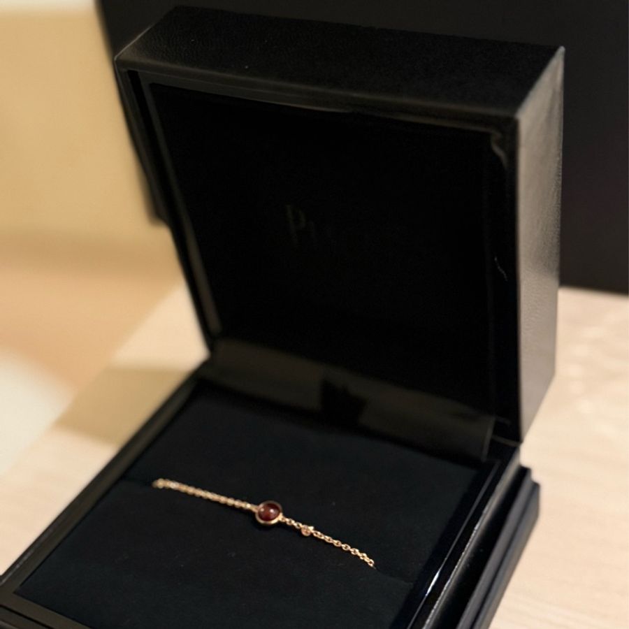 PIAGET 伯爵時來運轉系列18K 紅玉髓手鍊-4