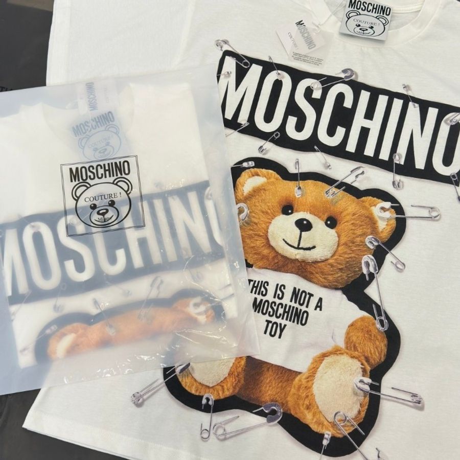 MOSCHINO 別針 小熊 短袖 T恤-2