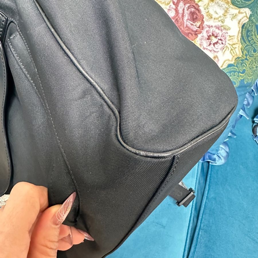 DIOR 併接牛皮後背包-5