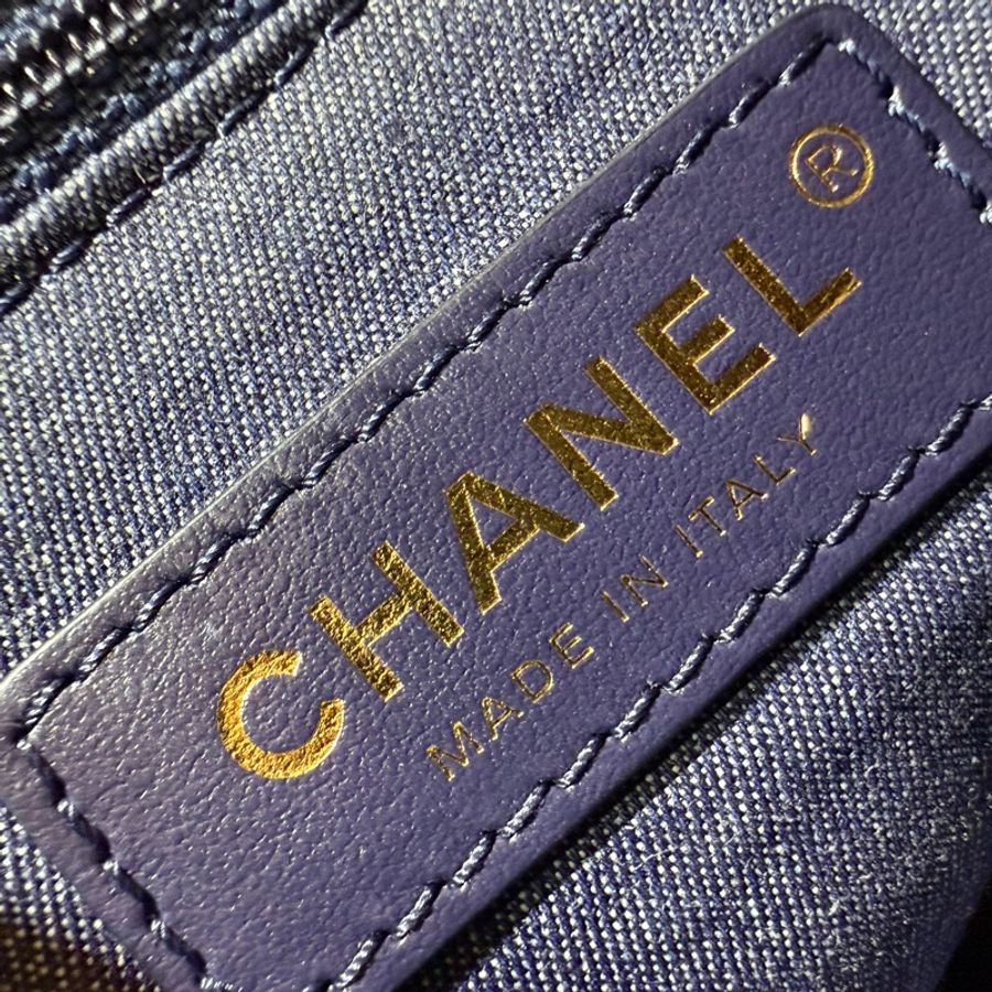 Chanel AS1353 粉膚色 杏色 金釦 Flap Bag Coco 斜背包 肩背包-21
