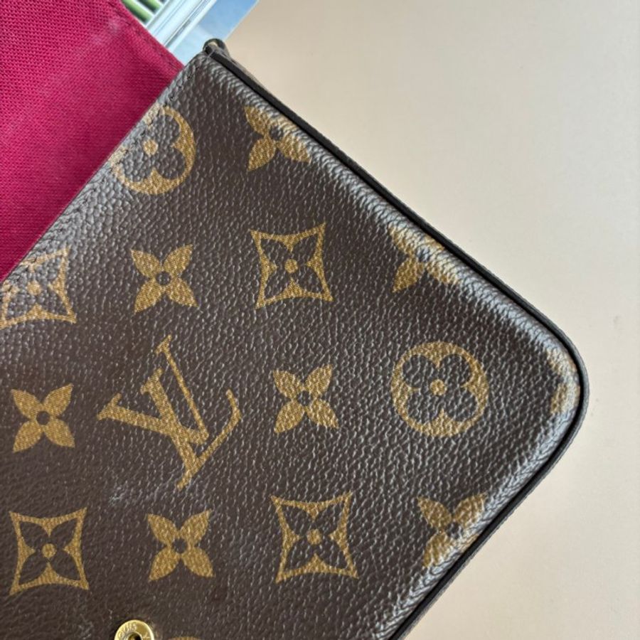 ::LOIUS VUITTON:: LV M61276 Felicie經典帆布鍊帶WOC三合一鏈包-21