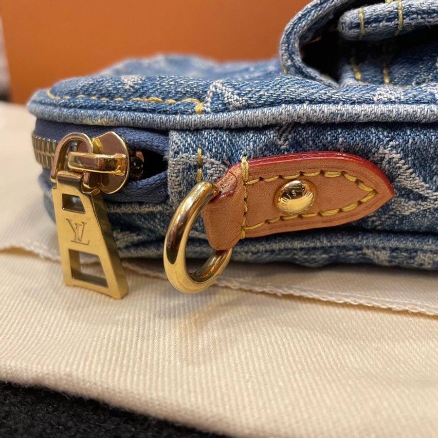 LV Louis Vuitton Denim Bag 牛仔小包(晶片款)-12