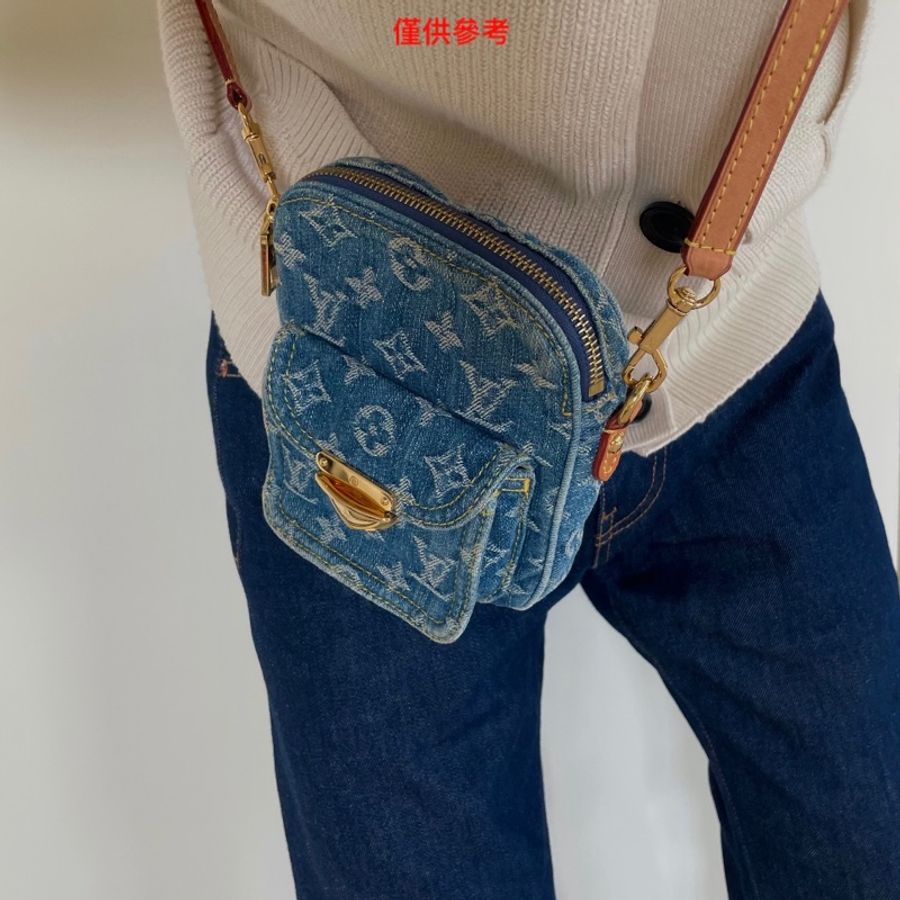 LV Louis Vuitton Denim Bag 牛仔小包(晶片款)-18