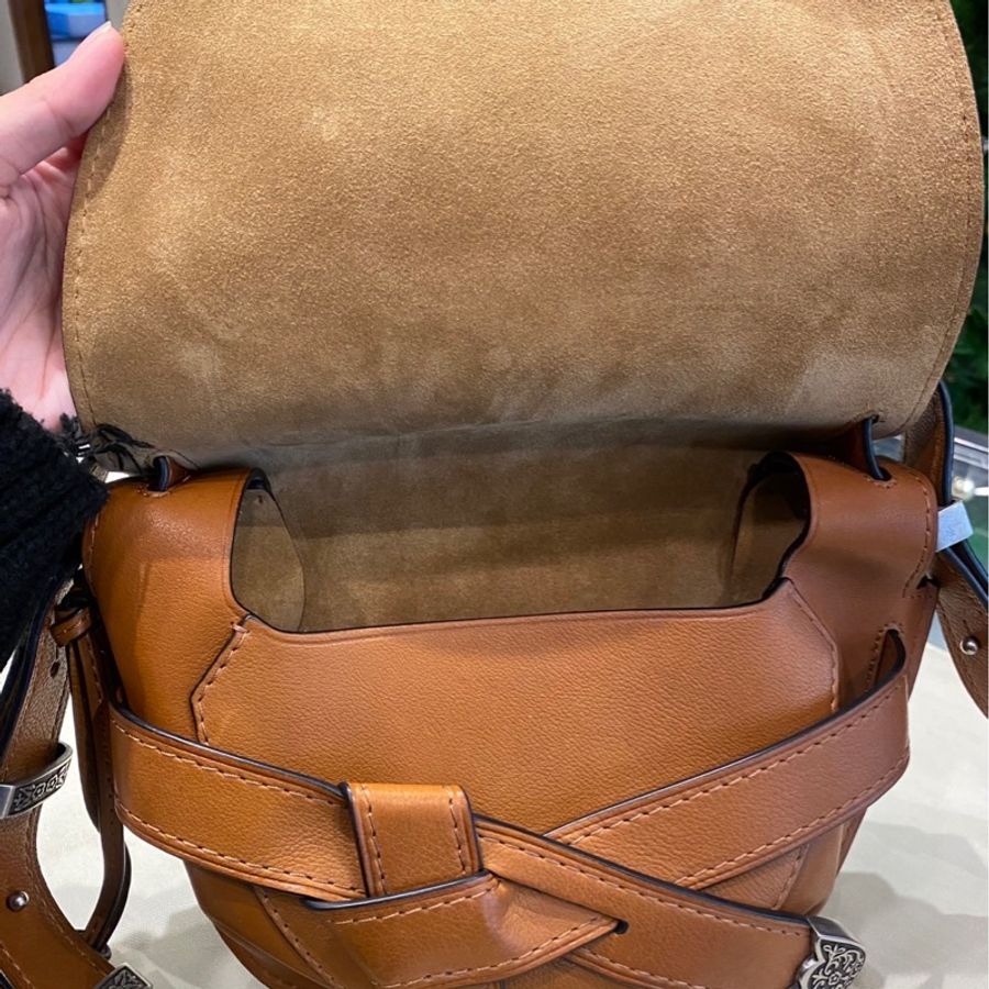 LOEWE Western系列 馬鞍包-4