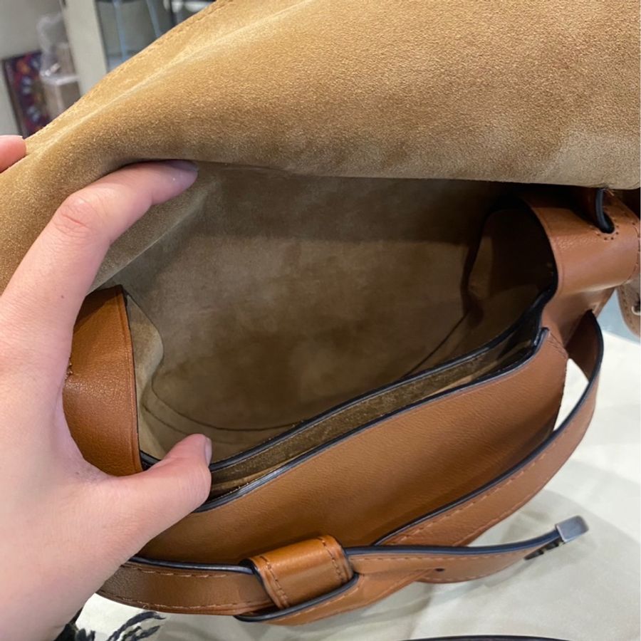 LOEWE Western系列 馬鞍包-5